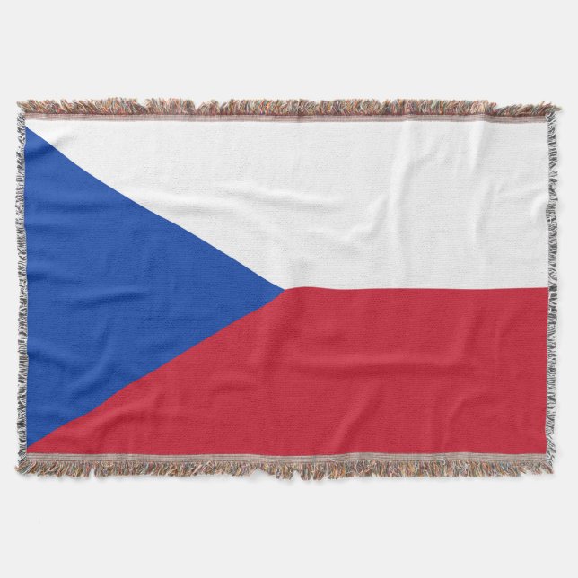 Cobertor bandeira da República Tcheca (Frente)