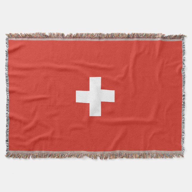 Cobertor bandeira da Suíça (Frente)