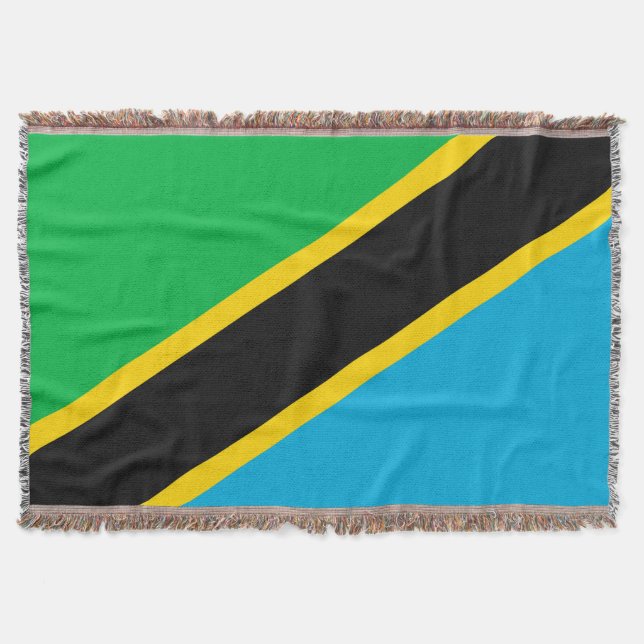 Cobertor Bandeira da Tanzânia (Frente)