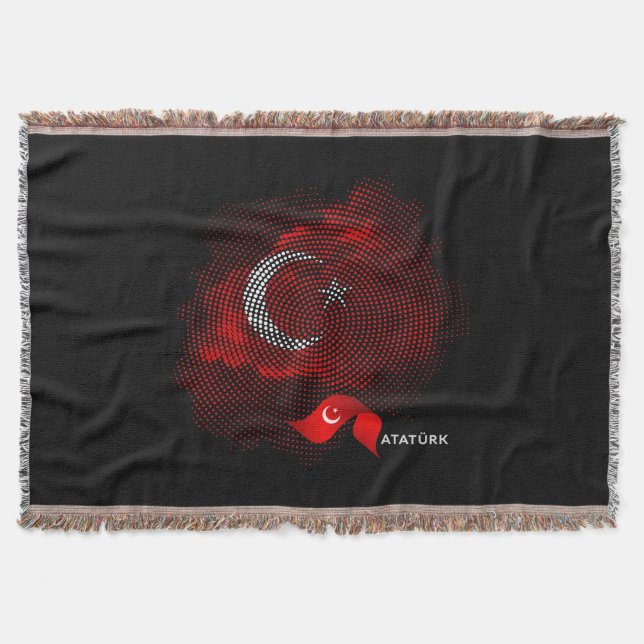 Cobertor Bandeira da Turquia (Frente)