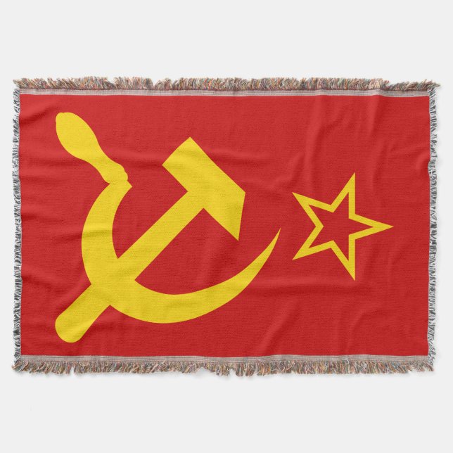 Cobertor Bandeira da URSS - Bandeira da União Soviética (Frente)