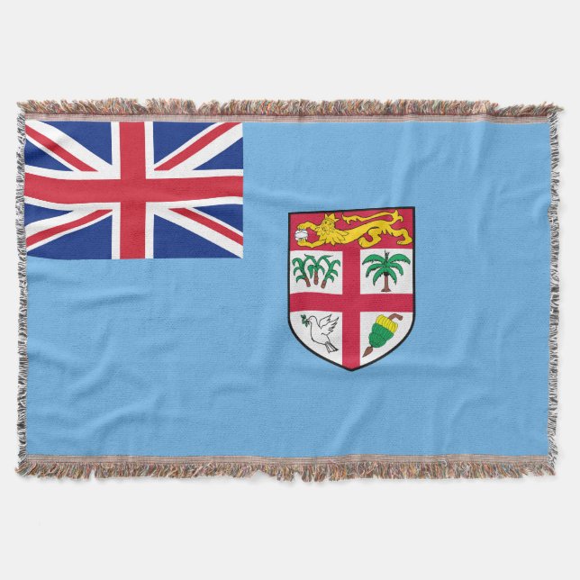 Cobertor Bandeira das Fiji (Frente)