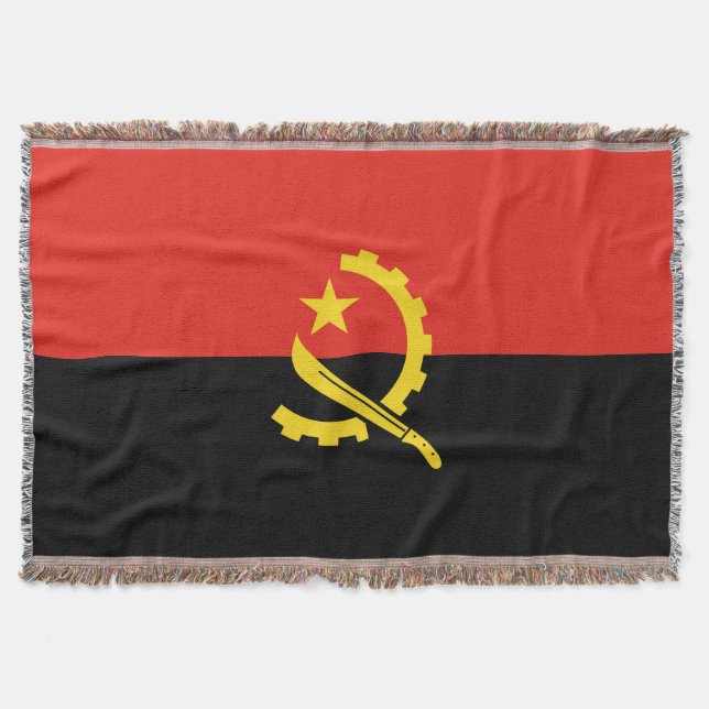 Cobertor Bandeira de Angola (Frente)
