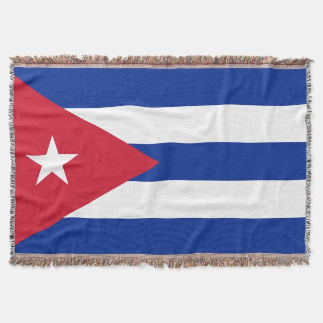 Cobertor Bandeira de Cuba (Frente)