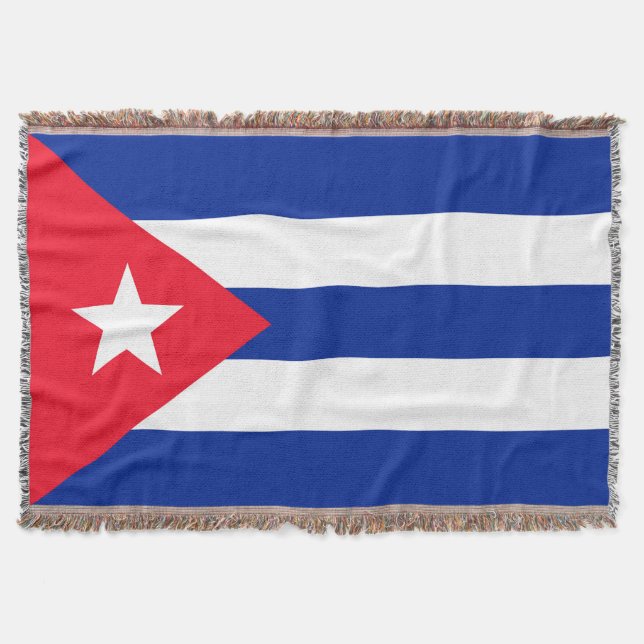 Cobertor Bandeira de Cuba (Frente)