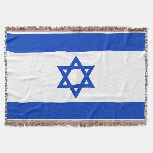 Cobertor Bandeira de Israel (Frente)