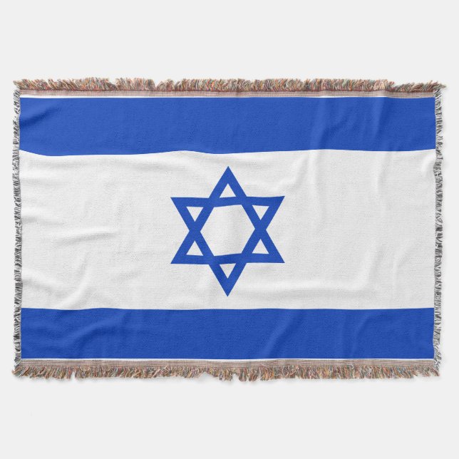 Cobertor Bandeira de Israel (Frente)
