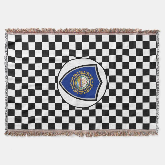 Cobertor Bandeira de New Hampshire (Frente)