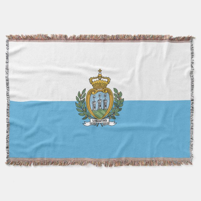 Cobertor Bandeira de São Marino (Frente)