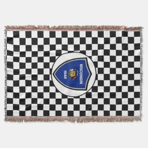 Cobertor bandeira de Wisconsin