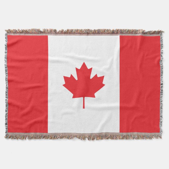 Cobertor Bandeira do Canadá (Frente)