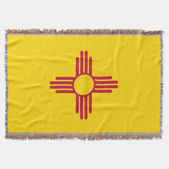 Cobertor Bandeira do estado de New mexico (Frente)
