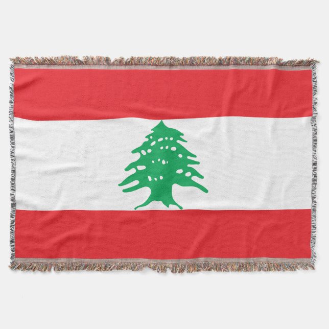 Cobertor Bandeira do Líbano (Frente)