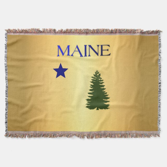 Cobertor Bandeira do Maine de 1901 (Frente)