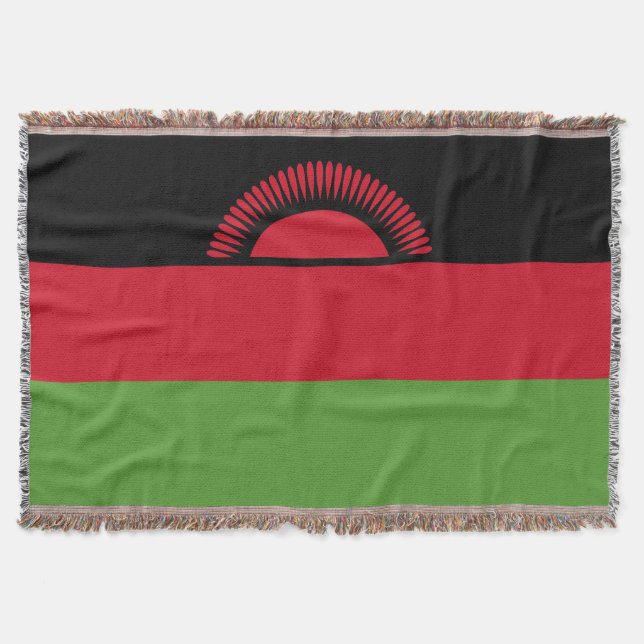 Cobertor Bandeira do Malawi (Frente)