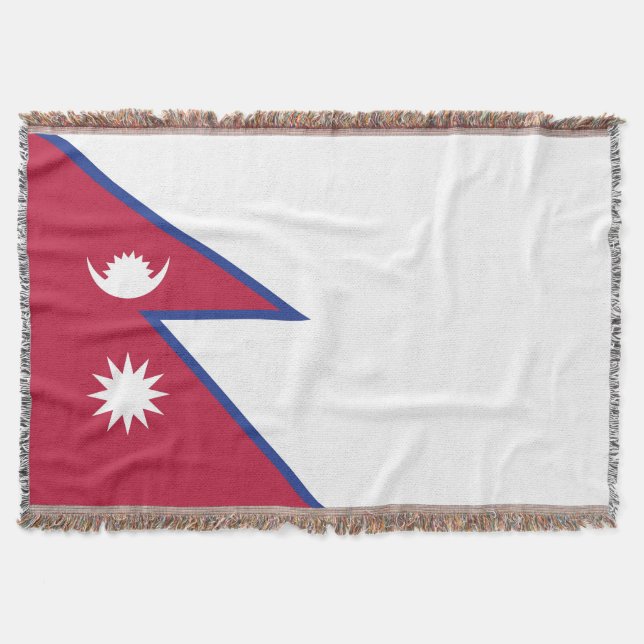 Cobertor Bandeira do Nepal (Frente)