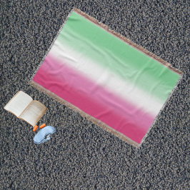 Cobertor Bandeira do Orgulho Abrosexual Gradiente