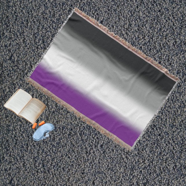 Cobertor Bandeira do Orgulho Assexual Gradiente - Bandeira  (Criador carregado)