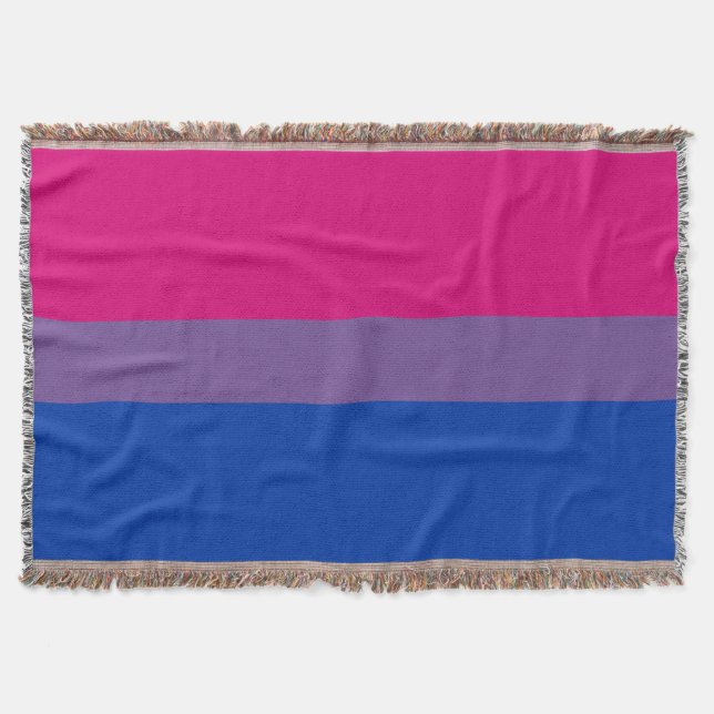 Cobertor Bandeira do Orgulho Bissexual (Frente)