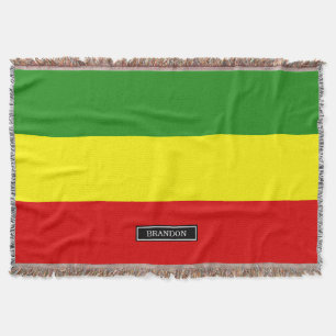 Cobertor Bandeira do orgulho de Rastafarian