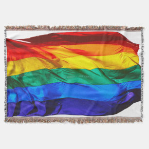 Cobertor Bandeira do orgulho gay SlipperyJoe's ondulando ve
