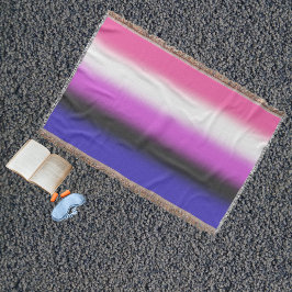 Cobertor Bandeira do Orgulho Genderfluid Gradiente – Bandei