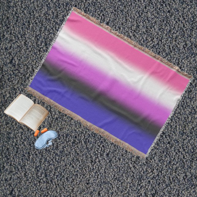 Cobertor Bandeira do Orgulho Genderfluid Gradiente – Bandei (Criador carregado)