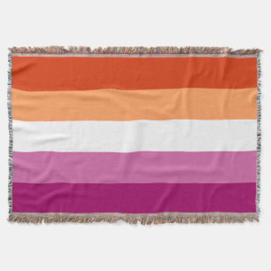 Cobertor Bandeira do Orgulho Lésbico LGBTQ