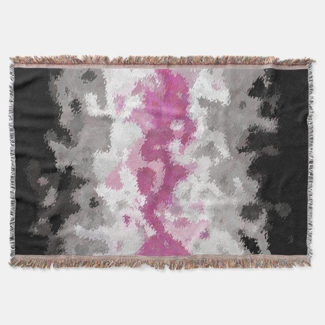 Cobertor Bandeira do Orgulho Librafeminino Abstrato (Frente)
