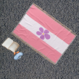 Cobertor Bandeira do Orgulho Sáfico - Bandeira Sáfico Color
