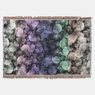 Cobertor Bandeira do Orgulho Uingender Groovy Boho Bolhas E