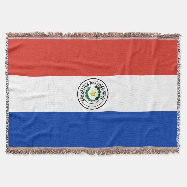 Cobertor bandeira do Paraguai (Frente)