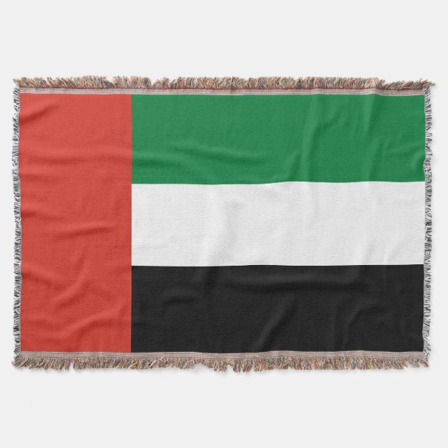 Cobertor bandeira dos Emirados Árabes Unidos (Frente)