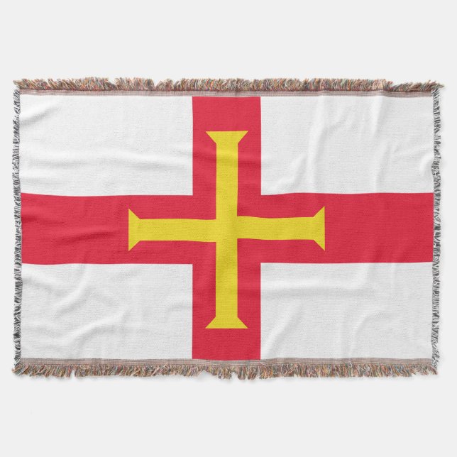 Cobertor bandeira Guernsey (Frente)