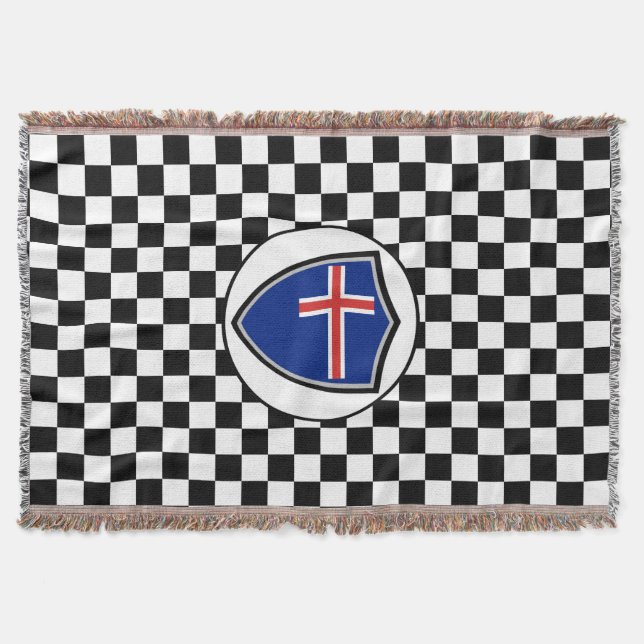 Cobertor Bandeira islandesa (Frente)