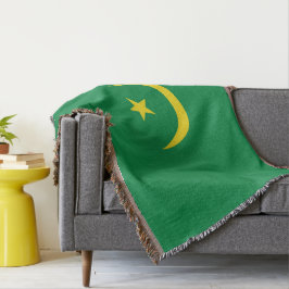 Cobertor Bandeira mauritana