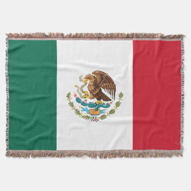 Cobertor Bandeira mexicana - Bandeira do México (Frente)