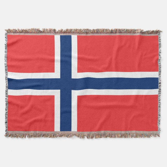 Cobertor Bandeira norueguesa | Orgulho da Noruega (Frente)