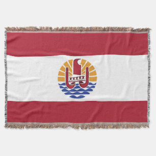 Cobertor bandeira Polinésia Francesa