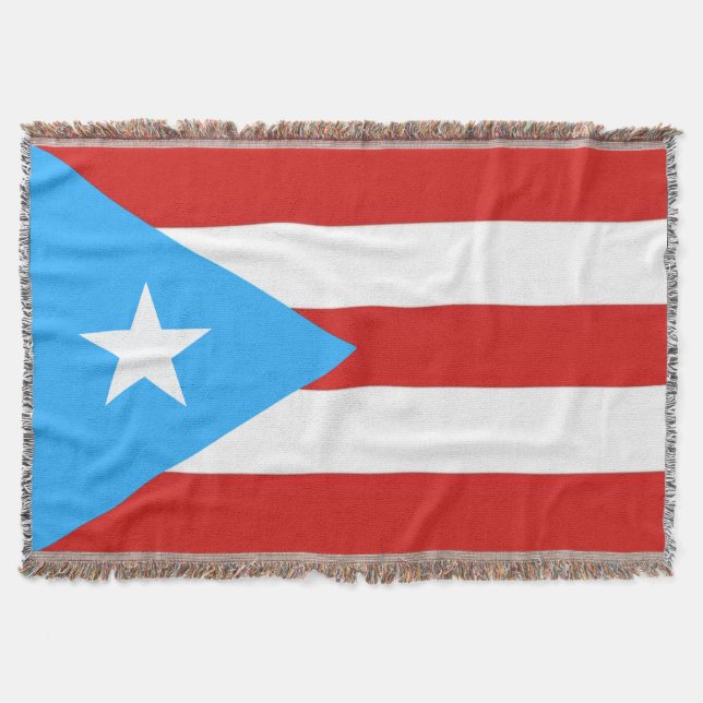 Cobertor Bandeira Porto Rico (Frente)