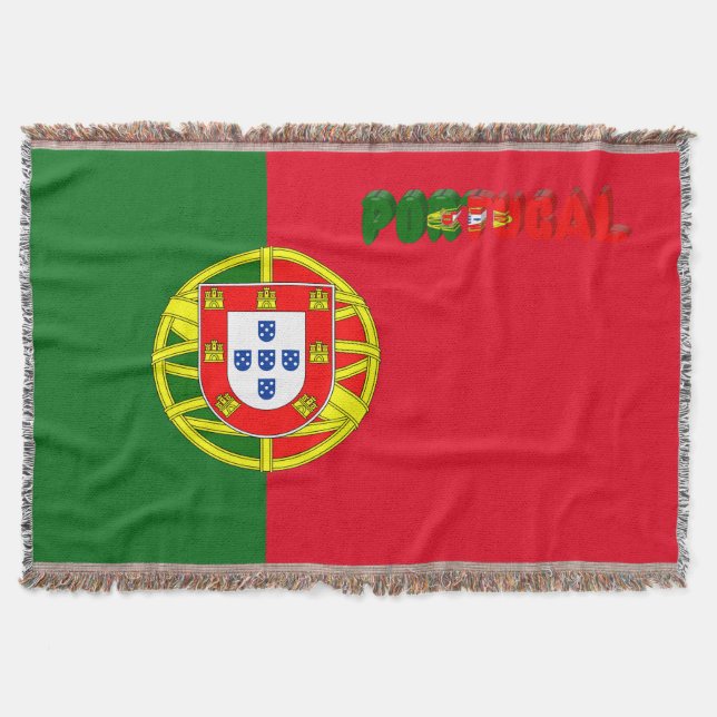 Cobertor Bandeira portuguesa (Frente)