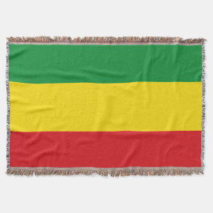 Cobertor Bandeira Rastafarian Rasta Etiópia
