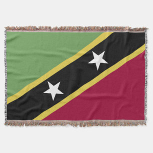 Cobertor bandeira santo Kitts e Nevis