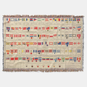 Cobertor Bandeiras, crachás