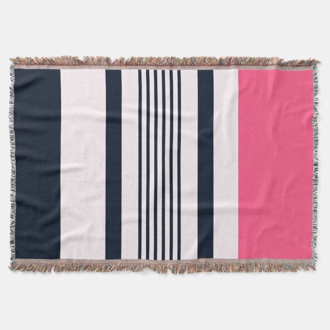 Cobertor Banhas de Pastel Azuis Rosa (Frente)