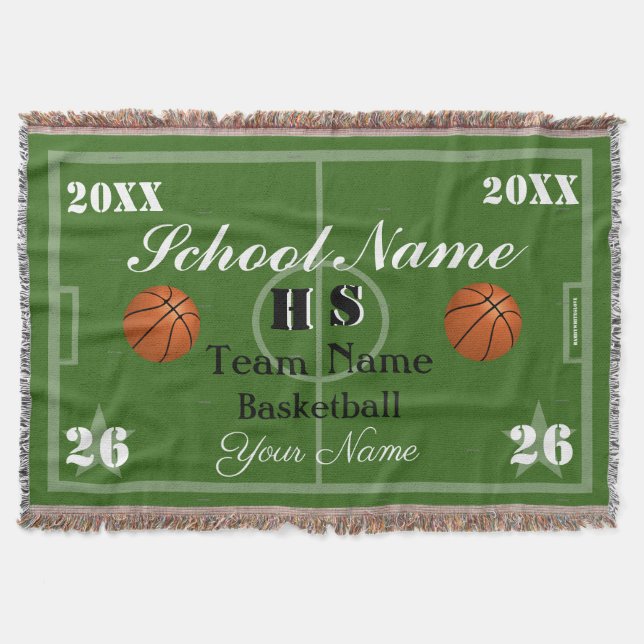 Cobertor Basquete Personalizável HAMbyWG (Frente)
