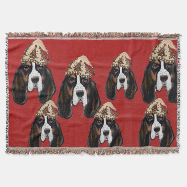 Cobertor Bassett Hound (Frente)