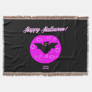 Cobertor Bat Throw Blanket