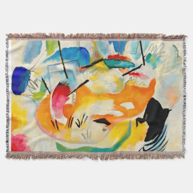 Cobertor Batalha do Mar de Kandinsky em 1913 (Frente)