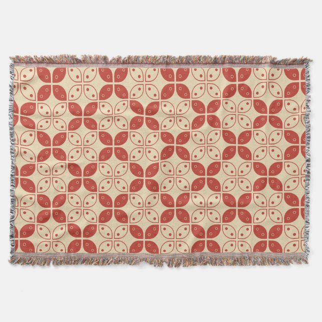 Cobertor Batik Kawung, Padrão Indonésia, Javanês, Étnico (Frente)